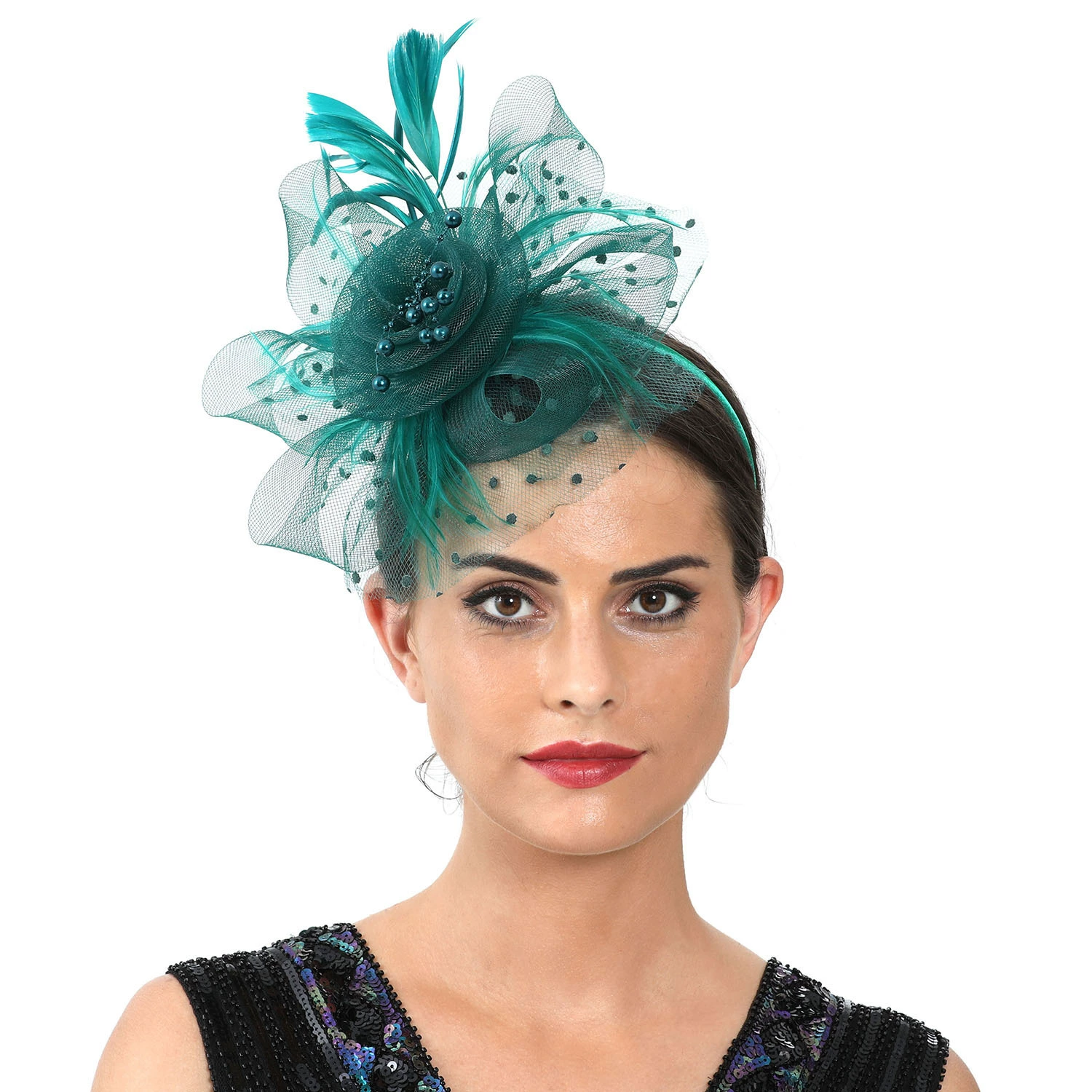 Women'S Fashion Kentucky Derby - Eleganter Fascinator Kopfschmuck für Damen, Cocktail-