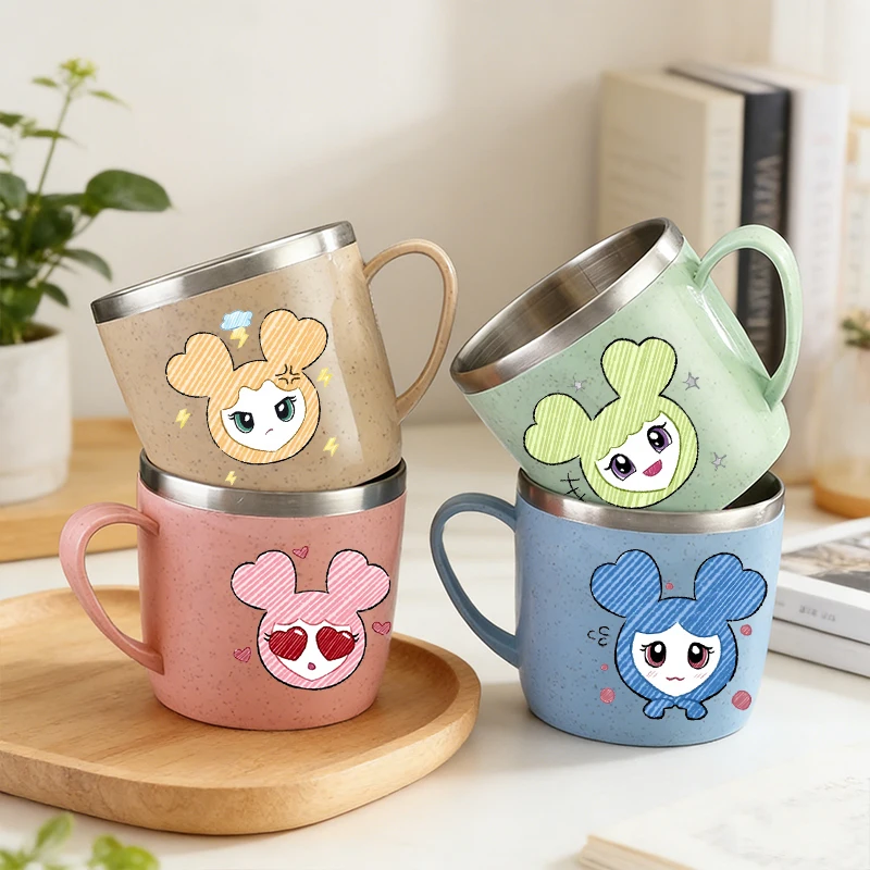 Women'S Fashion Korea - Cartoon Niedliche Edelstahlbecher Kpop TWICE Wasserbecher