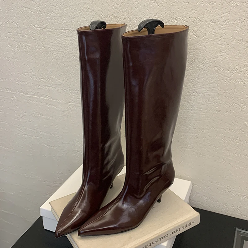 Women'S Fashion Knee High Boots - Aneikeh Winter Mode Street Stil Frauen
