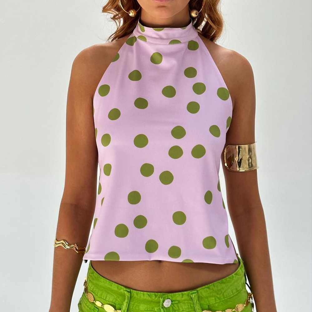 Women Fashion Necktie - Modische Damen-Sommerweste im Y2K-Stil mit Knopfverschluss,