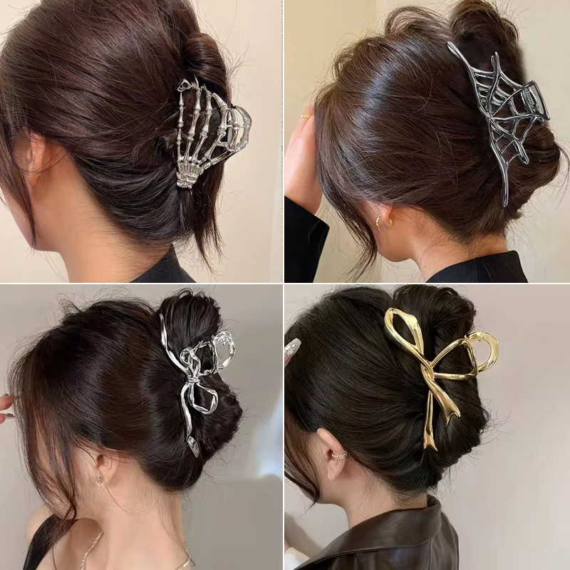 Women'S Fashion Korea - Mode Metall Stern Haar Krallen Clips
