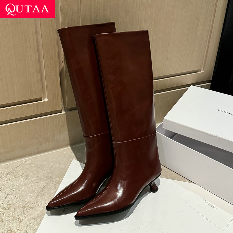 QUTAA Mode Nachrichten Frauen  – Women'S Fashion Knee High Boots Bewertung und Preis