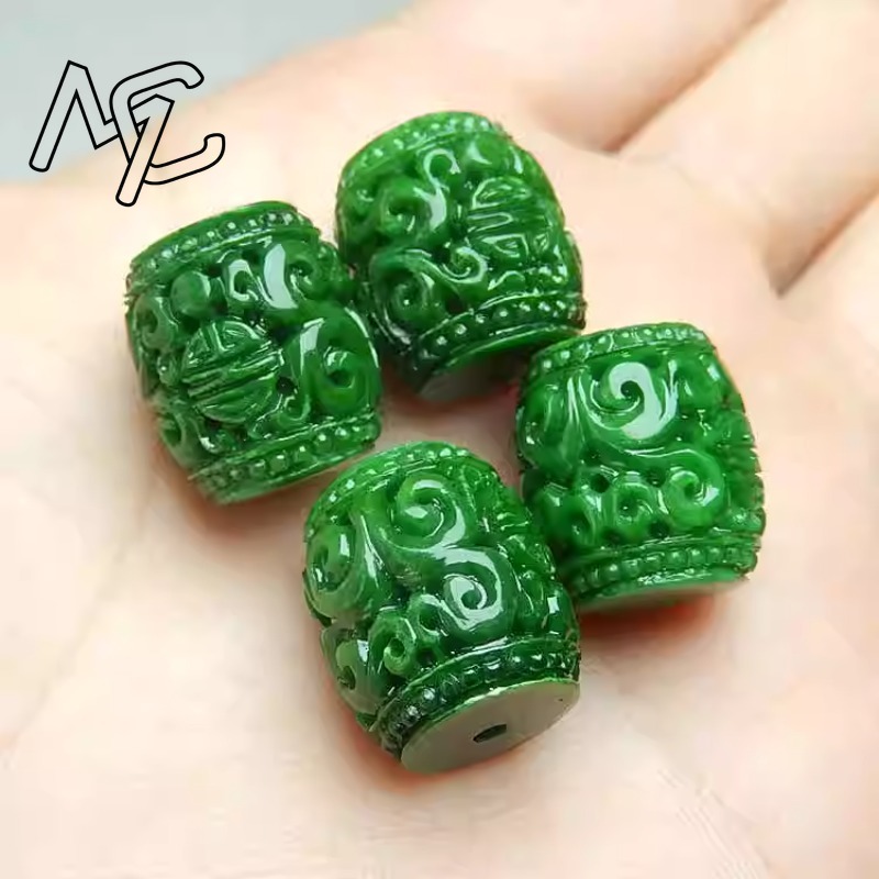 5 Stück natürliche grüne Jade- – Women'S Fashion Jewellery Bewertung und Preis