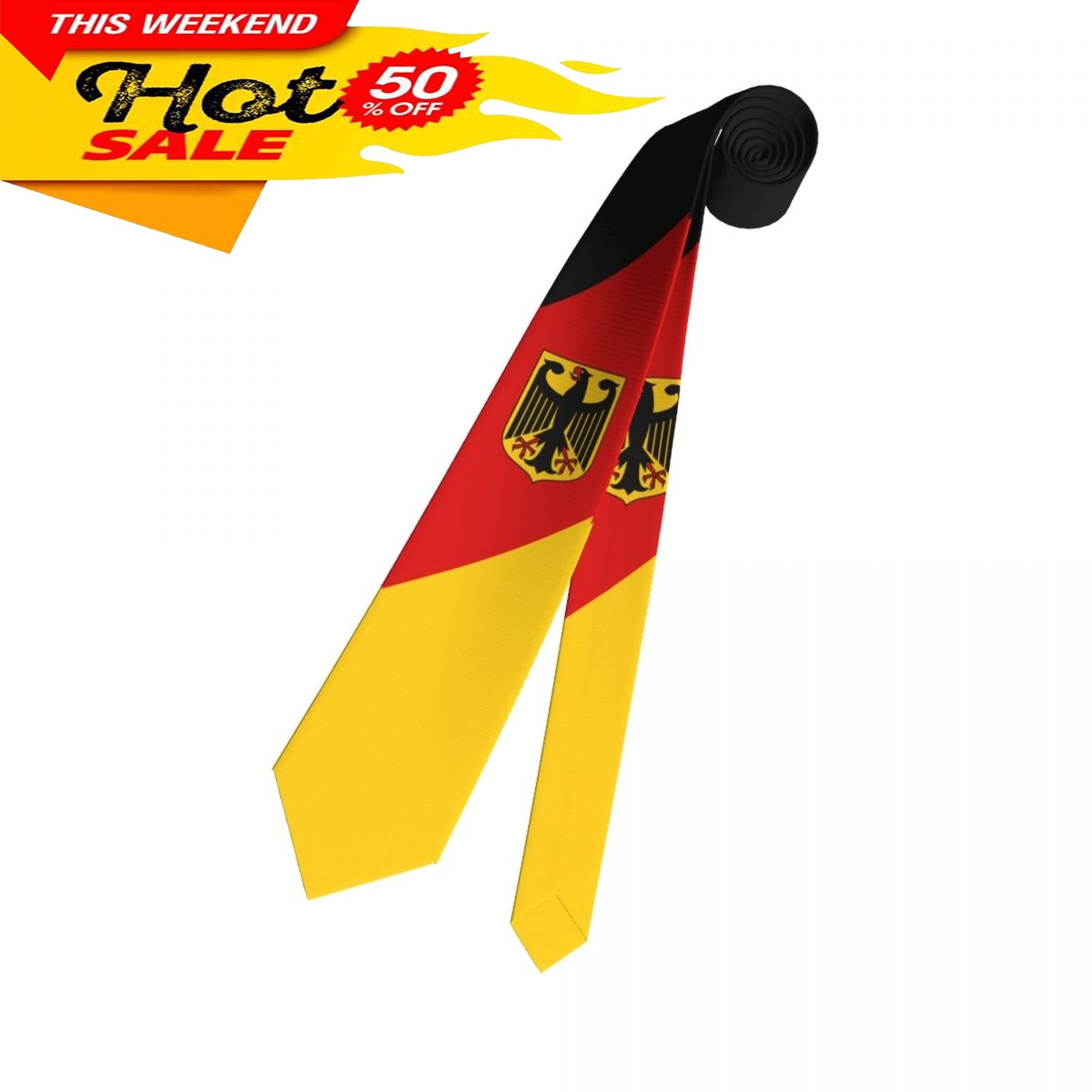 Deutschland-Flagge Krawatte Em – Women Fashion Necktie Bewertung und Preis