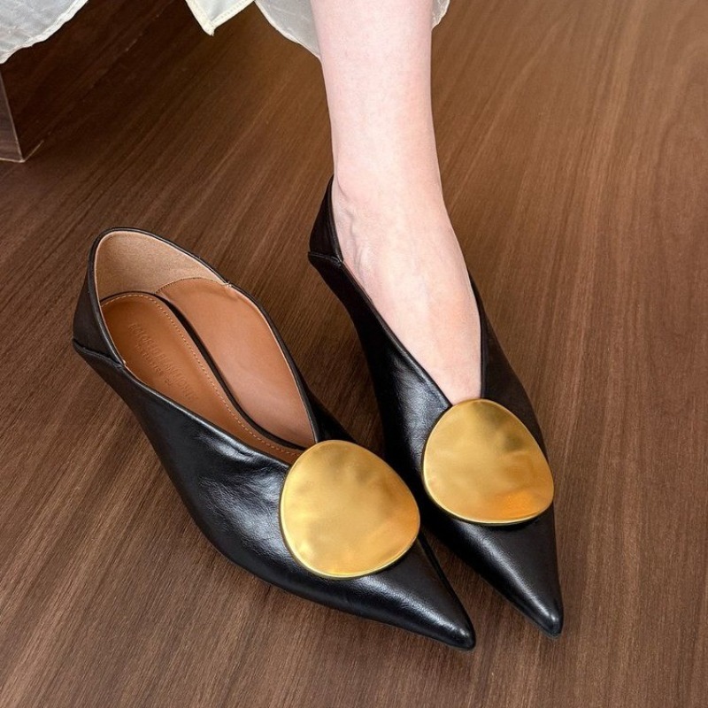 2025 frühling Sommer Spitz Sch – Women'S Fashion Shoes Bewertung und Preis