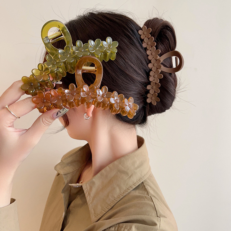 Blume Frauen Haar Krallen Clip – Women'S Fashion Korea Bewertung und Preis