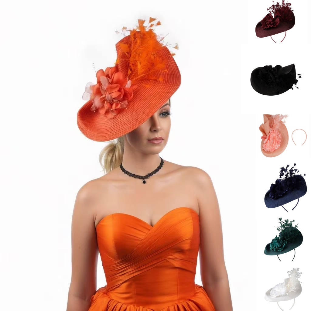 2026 Extravaganter Stroh-Feder – Women'S Fashion Kentucky Derby Bewertung und Preis
