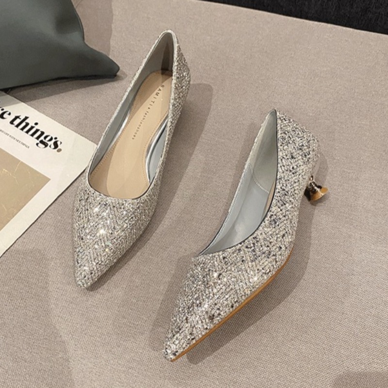 Gold High Heels Frauen Mode De – Women'S Fashion Shoes Bewertung und Preis