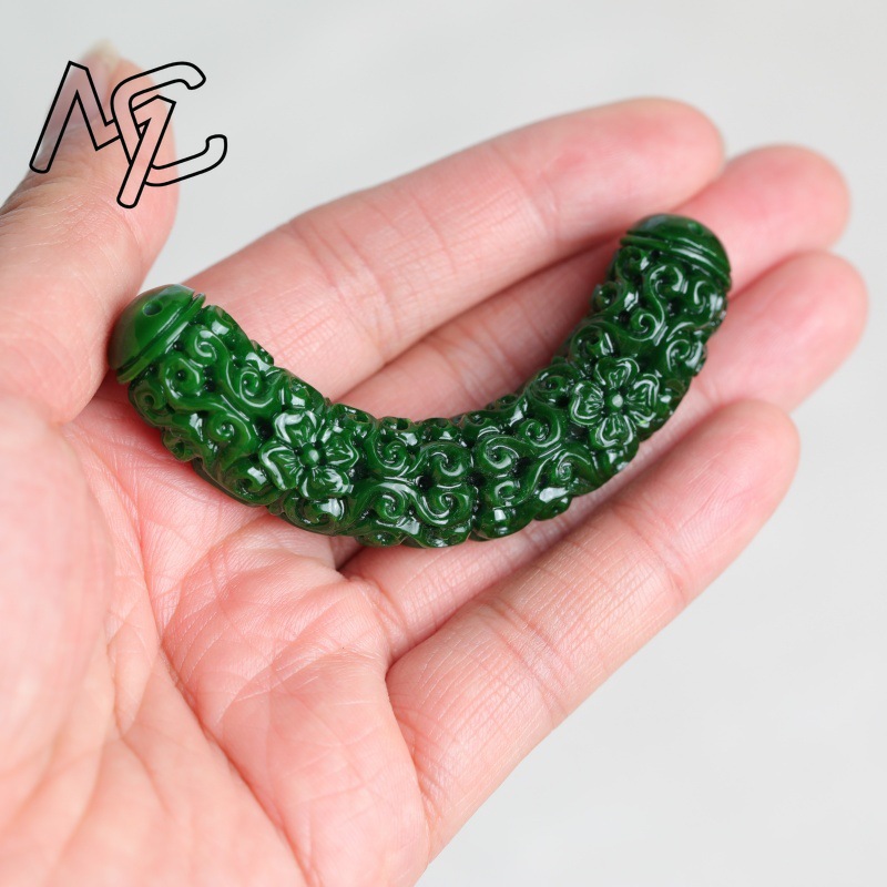 1 Stück Natürlicher grüner Jad – Women'S Fashion Jewellery Bewertung und Preis