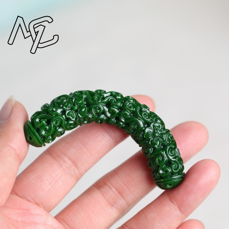 1 Stück Natürlicher grüner Jad – Women'S Fashion Jewellery Bewertung und Preis