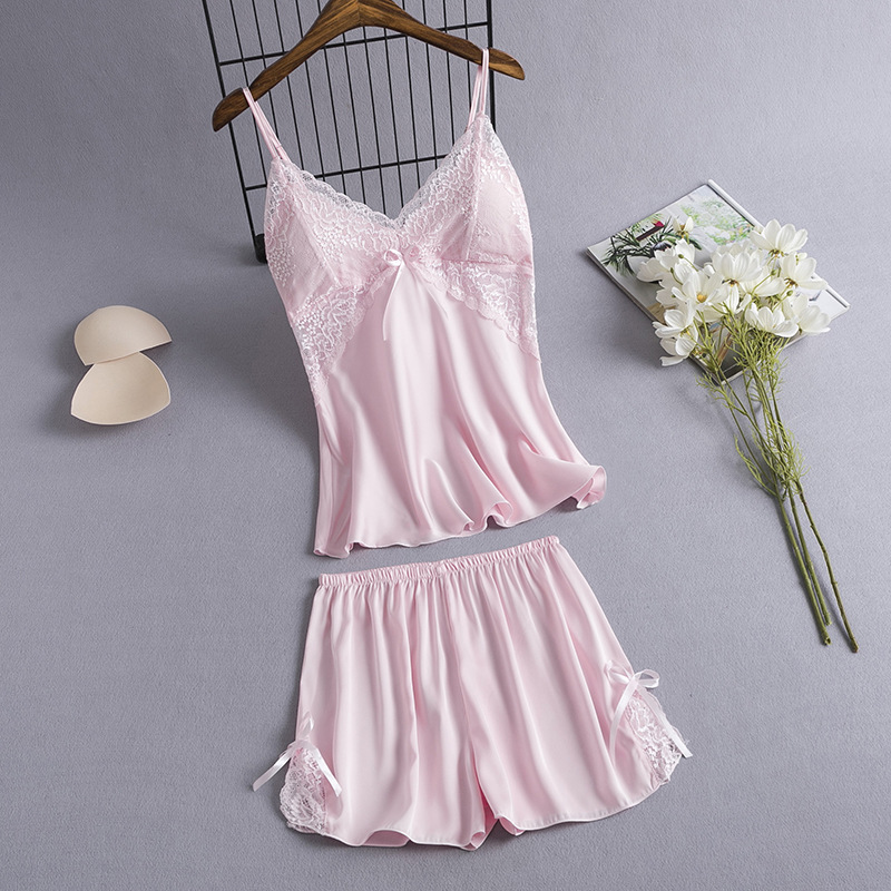 2 stück Cami & Shorts Schlafen – Lace Trim Cami Bewertung und Preis